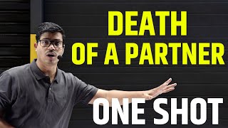 Death of a partner ONE SHOT  Concept amp Question Class 12 Accounts for Pre board amp Boards 2024 cbse [upl. by Ecitnirp]