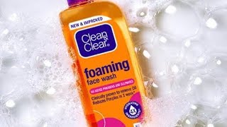 CLEAN AND CLEAR FACE WASH  clean and clear face wash review  best for pimples and oily skin [upl. by Rennold]