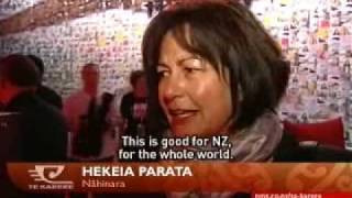 New Zealand Internationl Arts Festival Te Karere Maori News TVNZ 26 Feb 2010 English Version [upl. by Dlanar]