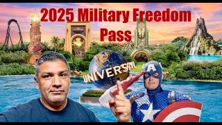 2025 Military Freedom Pass  Universal Studios Florida Shades of Green Exchange and Tickets [upl. by Anairad249]