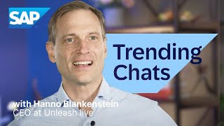 SAP Trending Chats Podcast with Unleash lives CEO Hanno Blankenstein [upl. by Ennyletak]