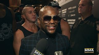 Floyd Mayweather on Conor McGregor I Know Hes Struggling to Make Weight  MMA Fighting [upl. by Taro]