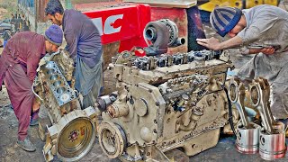 How To Rebuilding Cummins 6BT Diesel Engine ICompletely Restoration 6BT Diesel Engine [upl. by Mok]