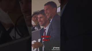 Reazione di Maldini al gol di suo figlio contro lo Spezia [upl. by Vergos699]