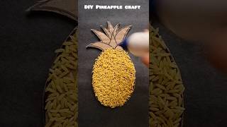 pineapple drawing  Diy pineapple kids craftideas craft diy shorts viralshort kids [upl. by Anastasius833]