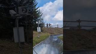 Rodelbahn Winterberg rodeln rodelbahn winterberg sauerland abfahrt shorts youtubeshorts fun [upl. by Aivonas159]