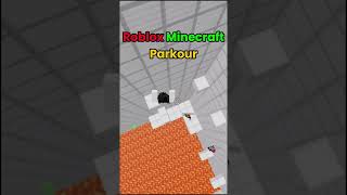 Roblox Minecraft Parkour roblox [upl. by Adhamh]