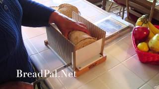 How to Slice Bread With The Bread Pal Bread Slicing Guide [upl. by Sihon136]