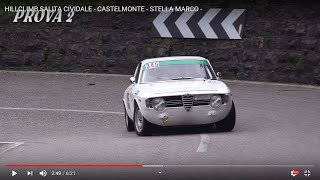 HILLCLIMB SALITA CIVIDALE  CASTELMONTE  STELLA MARCO  ALFA ROMEO GIULIA SPRINT TC 1600 [upl. by Aicemak]