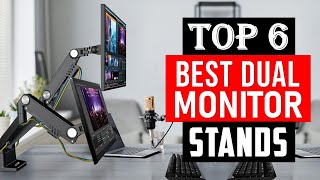 5 Best Dual Monitor Stand with Cable Management [upl. by Marigolde]