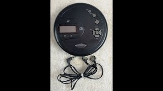 GPX PC332B Portable CD Player with Anti Skip Protection FM Radio [upl. by Aeli]