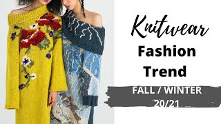 Fashion FallWinter 2021 Knitwear Trends Women [upl. by Semaj]