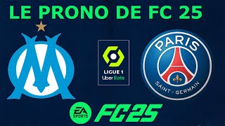 FC 25 donne son prono pour OM VS PSG OMPSG [upl. by Profant846]