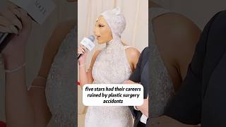 Five stars had their careers ruined by plastic surgery accident celebrities movie fy [upl. by Derte]