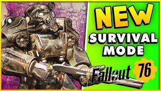 Fallout 76  NEW PVP Survival Mode Gameplay  DLC Update Fallout 76 Gameplay [upl. by Adelaja]