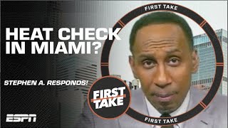 GROUND ZERO Stephen A thinks Zach Lowe’s OFF HIS ROCKER over Heat comments  First Take [upl. by Ennairek]