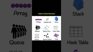 Types of Data Structure dsa shortvideo shorts [upl. by Dlareg]