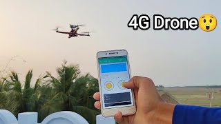 Unlimited Drone Range Part 2  4G LTE Drone  NodeMcu [upl. by Bevus346]