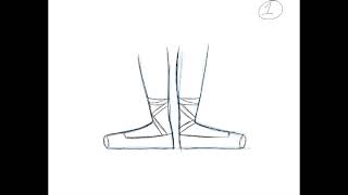 Ballet En Pointe Animation Test [upl. by Aklim]