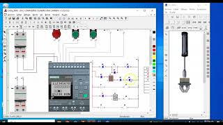 PLC12 PINZAS NEUMÁTICAS CONTROLADAS POR PLC LOGO PROGRAMAS PC Y CADE SIMU MARCA SIEMENS [upl. by Olaf]
