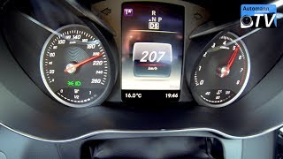 2015 Mercedes C 180 156hp  0208 kmh acceleration 1080p [upl. by Cire]