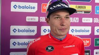 Jasper Philipsen  Interview at the finish  Stage 4  Baloise Belgium Tour 2024 [upl. by Dnalra]