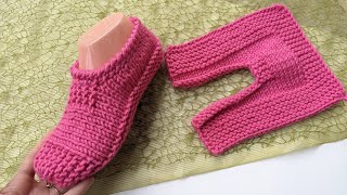 Flat Knit Socks Pattern [upl. by Christoffer742]