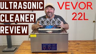 ULTRASONIC CLEANER VEVOR 22L UNBOXING AND REVIEW [upl. by Aihsenyt941]