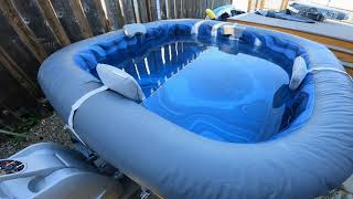 Costco SaluSpa Coronado Hot Tub Setup [upl. by Ryle]