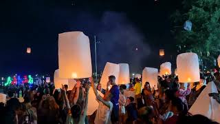 Sky Lantern Festival 2023 Thailand [upl. by Odlaw745]