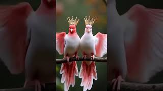 Witness the World’s Most Majestic Rare Birds 👑🦜 adorablebirds cutepets birdslover [upl. by Mcnalley]