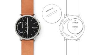 SKAGEN Hybrid Smartwatch  How to Replace Battery and Change Strap [upl. by Potash627]