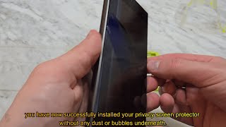 Samsung S24 Ultra Privacy Screen Protector Installation [upl. by Leoy]