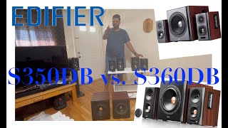 Edifier S350DB vs S360DB Visual Comparison  S360DB Unboxing [upl. by Norac]