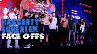 ONE 168 Haggerty vs Superlek ceremonial weigh ins and face offs  ONE Championship [upl. by Cherrita196]