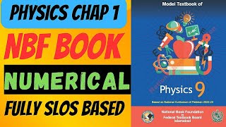 Physics Class 9 Chapter 1 Numericals  New NBF Book [upl. by Alyson708]