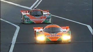 MAZDA 787B amp 767B in 岡山国際サーキット ～ロータリーサウンド、夢の競演！～ [upl. by Arodaeht]