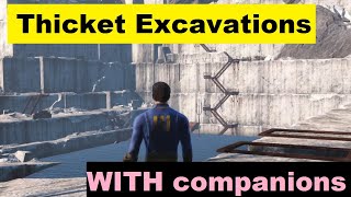 Thicket Excavations  Companions reactions Fallout 4 fallout4 fallout companion [upl. by Alik]