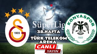 GALATASARAY KONYASPOR MAÇI CANLI İZLE [upl. by Cyrilla]