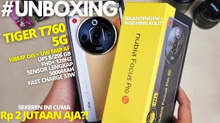 INI KEREN BANGET🔥 UNBOXING Nubia Focus Pro 5G Indonesia  TES KAMERA MENYALA Nubia [upl. by Mikah]