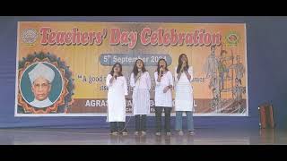 Marvelous song on Teachers day  Agrasen DAV public school Bharech Nagar [upl. by Amandy]