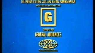 Grated quotSuggested for General Audiencesquot MPAA Graphic 1969 [upl. by Yrkcaz111]