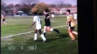 1987  George Washington Colonials vs Towson State Tigers NCAA Mens Soccer part 1 of 8 [upl. by Ramedlab]