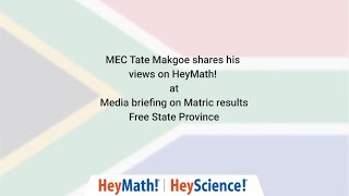 HeyMath partnership with Free State province [upl. by Mobley]