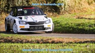 Passages extérieurs  Rallye de Normandie 2016 ReydelletChauffray [upl. by Yetnruoc]