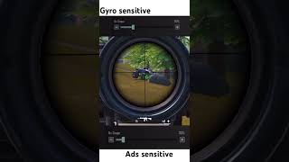 6x gyro and ads sensitive bgmi 6xsensitivity sensitivity pubgmobile shotrs [upl. by Corissa]