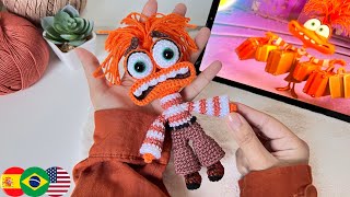 Ansiedad Amigurumi Tutorial🧡  Personajes de Inetensamente Crochet✨ [upl. by Mozza]