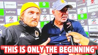 Kaizer Chiefs Coach Post Match Interview [upl. by Ynohta175]