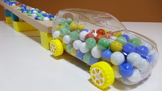 Marble Run Race ☆ HABA Slope amp Retro Makita Truck Garbage Truck Long Version 2 [upl. by Hoban]