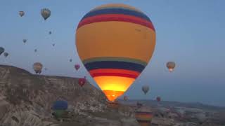 Turquie  survol de la Cappadoce en montgolfière part 1 [upl. by Madella]